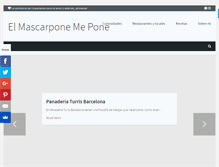 Tablet Screenshot of elmascarponemepone.com